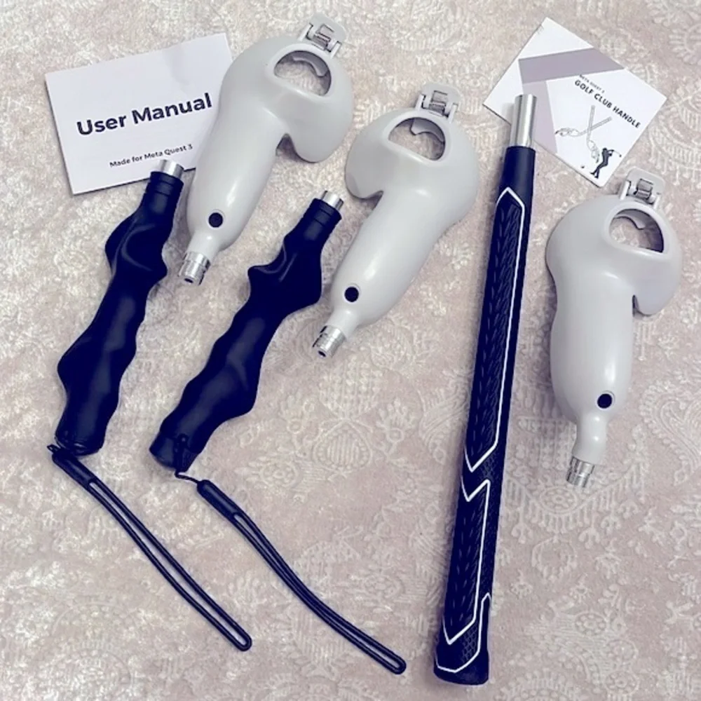 Brand New Meta Quest 3 Golf Club Attachment Gorilla Tag Stick Gaming Handles